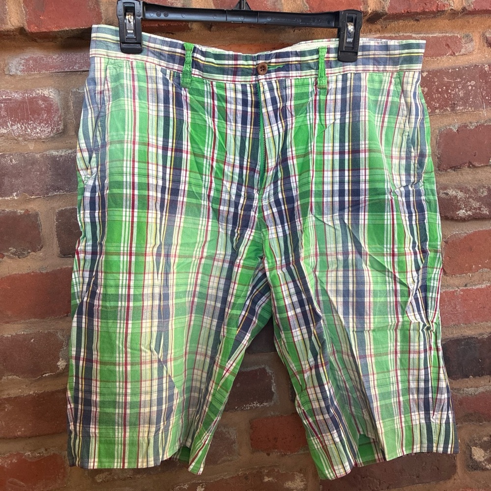 Polo Ralph Lauren - Men's Green Plaid Casual Shorts